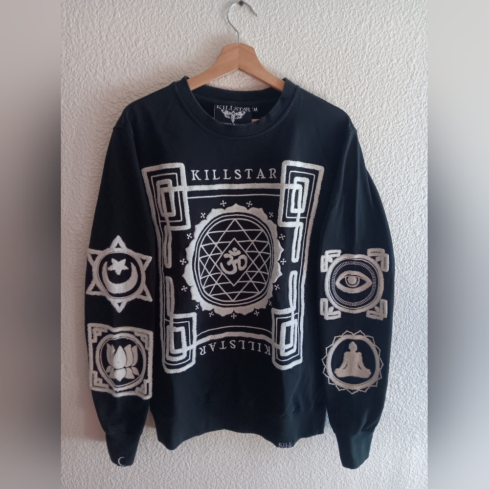 Mens Killstar sweat shirt M - Picture 2 of 7